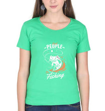 Load image into Gallery viewer, Fishing T-Shirt for Women-flag green-Ektarfa.online

