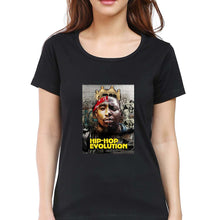 Load image into Gallery viewer, Hip-Hop Evolution T-Shirt for Women-Black-Ektarfa.online
