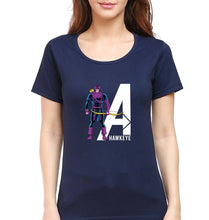 Load image into Gallery viewer, Hawkeye T-Shirt for Women-Navy Blue-Ektarfa.online

