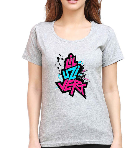 Lil Uzi Vert (LUV) T-Shirt for Women-Grey Melange-Ektarfa.online