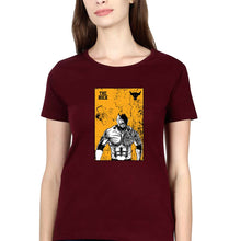 Load image into Gallery viewer, The Rock T-Shirt for Women-XS(32 Inches)-Maroon-Ektarfa.online
