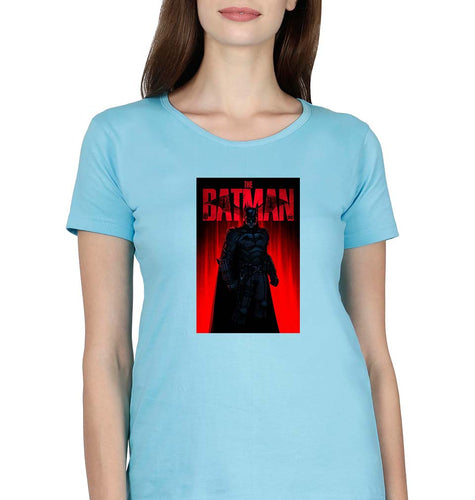 Batman Superhero T-Shirt for Women-SkyBlue-Ektarfa.online