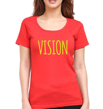 Load image into Gallery viewer, Vision T-Shirt for Women-XS(32 Inches)-Red-Ektarfa.online
