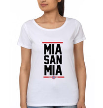 Load image into Gallery viewer, Bayern Munich T-Shirt for Women-White-Ektarfa.online
