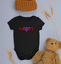 Load image into Gallery viewer, Swat Kats Logo Kids Romper For Baby Boy/Girl-0-5 Months(18 Inches)-Black-Ektarfa.online
