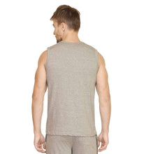 Load image into Gallery viewer, Ektarfa Garments Men Plain T-Shirts &amp; Hoodies Plain Grey Melange Sleeveless T-Shirt

