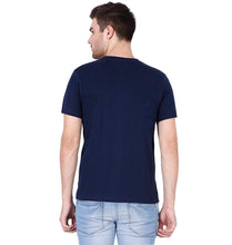 Load image into Gallery viewer, Ektarfa Garments Men Plain T-Shirts &amp; Hoodies Plain Navy Blue V Neck T-Shirt
